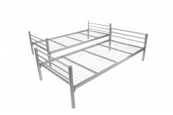 Sicherheits - Einzelbett - 90 x 200 cm - 50 mm Rohr - TÜV Süd geprüft -  Norm EN747 -Top stabil !! 